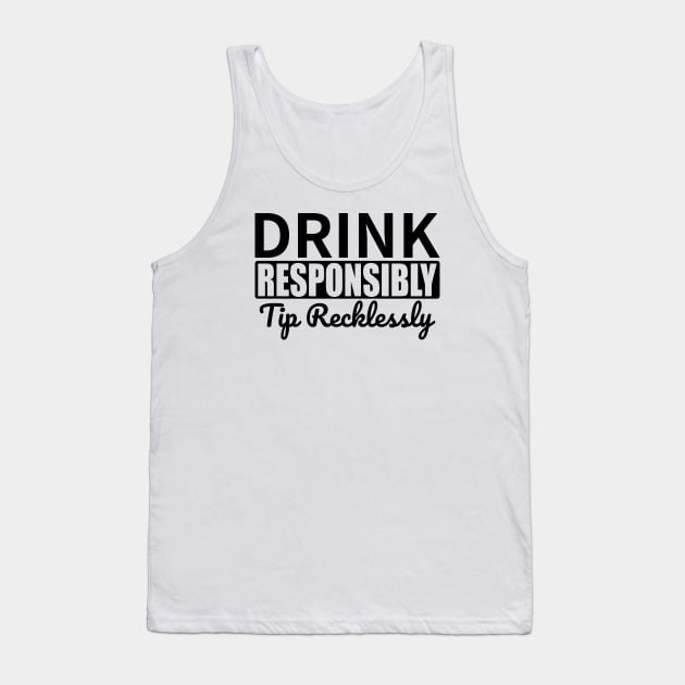 bartender Tank Top by food's life